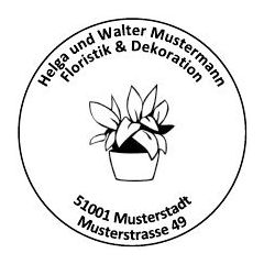 Firmenstempel · Siegelstempel · Rundstempel · selbst gestalten