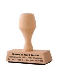 Holzstempel - 30x50mm - 5 Zeilen - Stempel Hagen