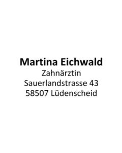 Arztstempel · Praxisstempel · Adresse