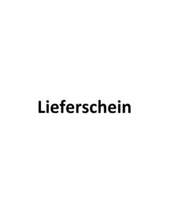 Stempel · Lieferschein