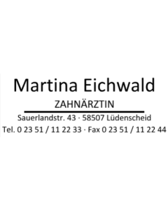 Praxisstempel Adresse Anschrift Poststempel Briefstempel