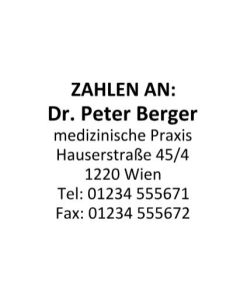 Stempel Zahlungsaufforderung Mahnstempel 