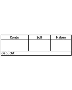 Stempel Kontierungsstempel Buchungsstempel Gebucht Rechnungsprüfung Buchhaltung Steuerberater