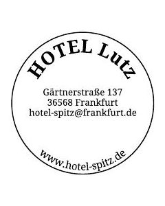 Firmenstempel · Siegelstempel · Rundstempel · selbst gestalten 3