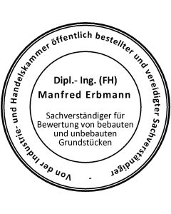 Sachverständiger Stempel · Siegel · Rundstempel · Industrie- und Handelskammer Stempel